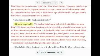 Yuhunnar leka Ku&scaron;ir h&oacute;bor Ruku 2-3 / Gospel of John in Rohingya 2-3