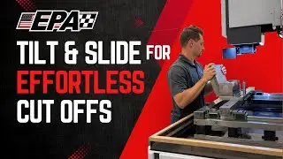 Tilt and Slide Fixturing for 3D Metal Printed Build Plate Cut Off