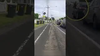 Why slow for a ped crossing? | Close Call | Caught on the Cycliq Fly12