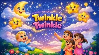 Twinkle Twinkle Little Star | Nursery Rhymes for Kids | Super Simple Songs