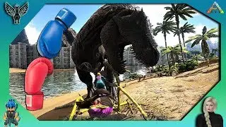 Ark: 2018 Test - 150 Tamed Mantis vs 150 Wild Rex - Knockout