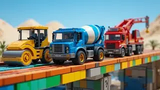 Excavator Finds a Buried Treasure Chest Full of Surprise Toys | Tuff Trucks Toys