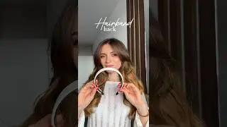 How to wear headband correctly #hairhacks #easyhairstyle #hairtutorial #longhair #cabelo #shorts