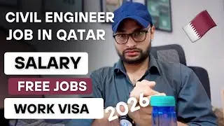 Get Civil Engineering jobs in Qatar 🇶🇦 | work visa | salary | free job @noontravels