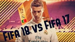 DISE&Ntilde;OS DE LAS CARTAS/CARDS DE FIFA 17 VS FIFA 18 ULTIMATE TEAM