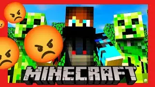 Try to kill creeper without any damage 💀💀#minecraft #minecraftsurvivalseriesepisode1