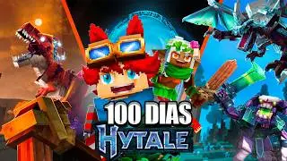 SOBREVIVI 100 DIAS NO HYTALE - EM DUO