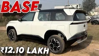 2026 Tata Sierra Pure Base Model ₹12.10 Lakh🥵| 2026 Tata Sierra Base Model White Colour Features✅