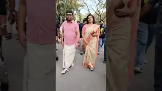 ట్రెడిషనల్ లుక్ లో వచ్చిన Naresh Pavitra Lokesh Beautiful Looking Crazy Video #trending#viralvideo