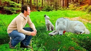 Мужчина помог волчонку и его умирающей маме. Но дальше произошло невероятное!