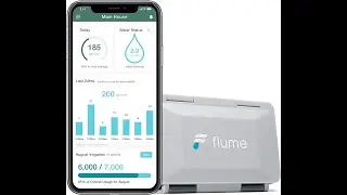 Flume 2 Smart Water Monitor Water Leak Detector Water Level Transmitter