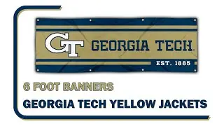 Georgia Tech Yellow Jackets 2x6 Banner