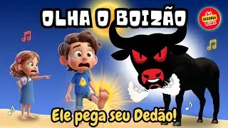 Olha o Boiz&atilde;o da Cara Preta 😱 Ele Pega Seu Ded&atilde;o! 😂 &ndash; M&uacute;sica Infantil Engra&ccedil;ada