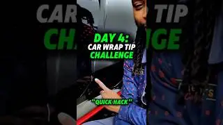 Day 4: Easy Knifeless Tape Trick for Beginner Car Wrappers