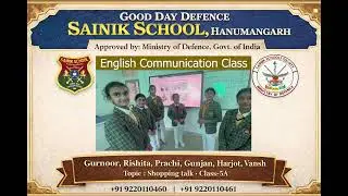 Confidence Building English Class | Class 5A Students #sainikschool #army #school 