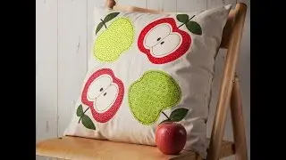 Canvas Project : Apple Appliqu&eacute; Pillow