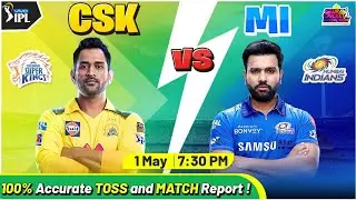 IPL 2021 : 27th Match | MI vs CSK Toss Prediction | Who will win today match / toss prediction.