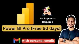 How to Get Power BI Pro Free for 60 Days with Your Personal Email | No Payment is required | Trail