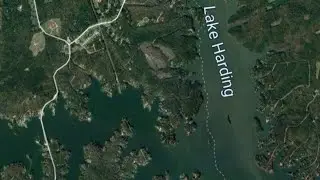 Fishing on Lake Harding