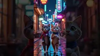 Meow City Nights 🐾 | The Epic Cat Heist Story&rdquo;