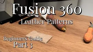 Fusion 360 Leather Patterns - Beginners Guide Part 3 - Perfecting Stitch Spacing