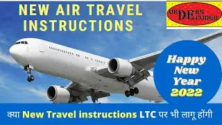 New Travel instructions 2022