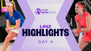 Blinkova, Muchova & more on Day 4 in Linz | WTA Match Highlights