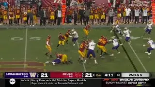 USC delayed flea flicker trick play TD vs Washington