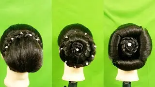 Beautiful Hairstyle For Long Hair For Wedding |Simple And Unique Hairstyles For Lahanga |#juda.