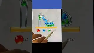 Put all the glass beads into the bottle#glassbeads #games #youtubeshorts #gamimgplay #beadmaze