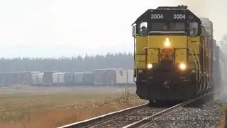 Portland & Western train 664 on UP Brooklyn Sub Salem, Oregon 9.28.12