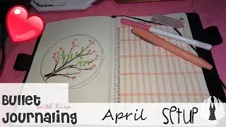 April | Setup | Bullet Journal video