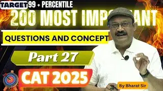 200 Most important questions part - 27 | CAT 2025 | #cat2025 #maths #catquantseries #aptitudetest