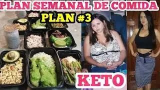 MENÚ SEMANAL PARA PERDER PESO RAPIDO/DIETA KETO/MEAL PREP#3/DIETA 2020/PLAN DE COMIDAS