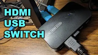 HDMI USB KVM-переключатель от DGODRT &mdash; распаковка и обзор