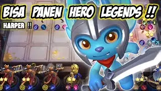 PANEN HERO LEGEND PAKE HARPER SKILL 1 DOANK MAGIC CHESS MLBB TERKUAT