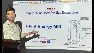 Fluid Energy Mill Pharmaceutical Engineering By Rohit Kumar Trivedi