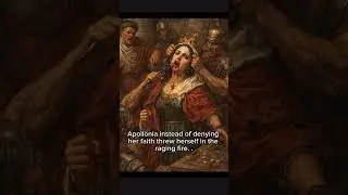 Saint Apollonia Of Alexandria ✝️.               #christianity #christian #saints #edit