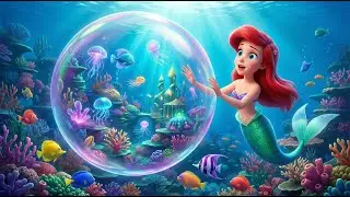 Under the Sea with Ariel: A Magical Bubble and Ocean Discovery 🧜‍♀️✨ | Little Mermaid Toons