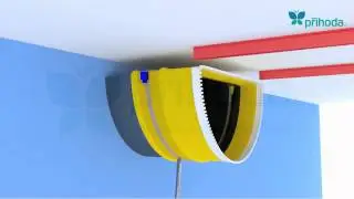 PRIHODA Fabric ducting - Mounting instruction - Installation 8AL