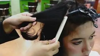 Belajar Hair Cutting: Cara Pangkas Rambut dengan Teknik Medium Layer | SMKN 7 Kota Tangerang Selatan