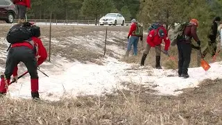 Search team looks through snow in missing boy case in Colorado