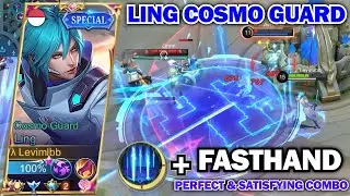 LING COSMO GUARD FASTHAND & SATISFYING COMBO!! | INSANE SPEED LING GAMEPLAY - Levimlbb