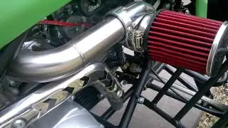 Electric Turbo set up on 125cc Quad