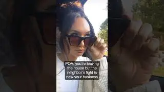 Neighborhood watch at your service 🤗 #neighborhood #neighbors #neighborstories #nosey #makeupartist