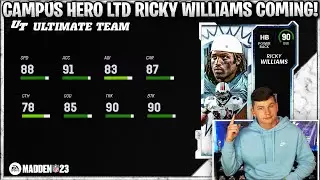 CAMPUS HERO LTD RICKY WILLIAMS COMING! POSSIBLE HUGE INVESTMENT! | MADDEN 23 ULTIMATE TEAM