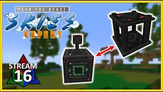 Wireless Power with FLUX Mod! FTB Skies EXPERT Mode - Day 16 Stream VOD