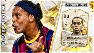 INSANE CARD!!!!! 93 RATED SBC ICON RONALDINHO PLAYER REVIEW - EA FC25 ULTIMATE TEAM
