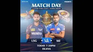 LSG vs MI MATCH 🔥🔥#shoes #cricket #videos #subscribe #ipl #iplteamcaptain🔥🔥🔥🔥