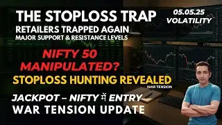 Nifty 50 Manipulation & Stoploss Hunting Strategy  Shocking Truth Retail Traders Must Know!